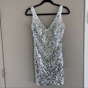 Dave & Johnny sequin mini dress